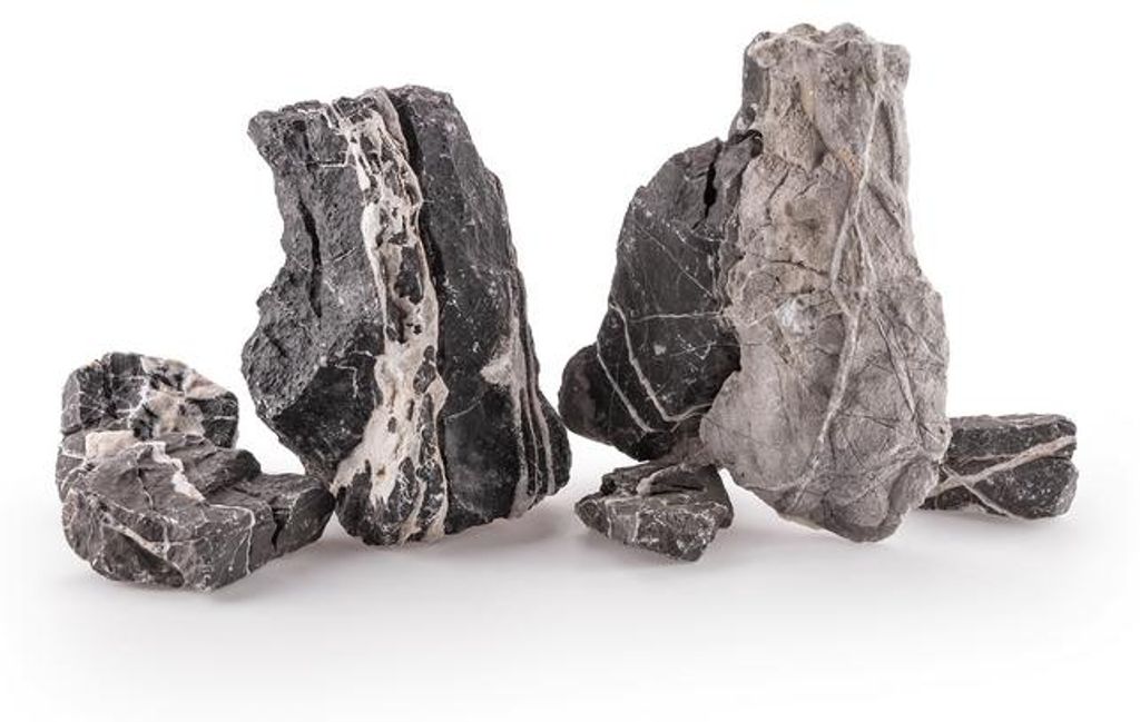 Aquariumsteine Cloud Stone 3kg Grau Aquascaping