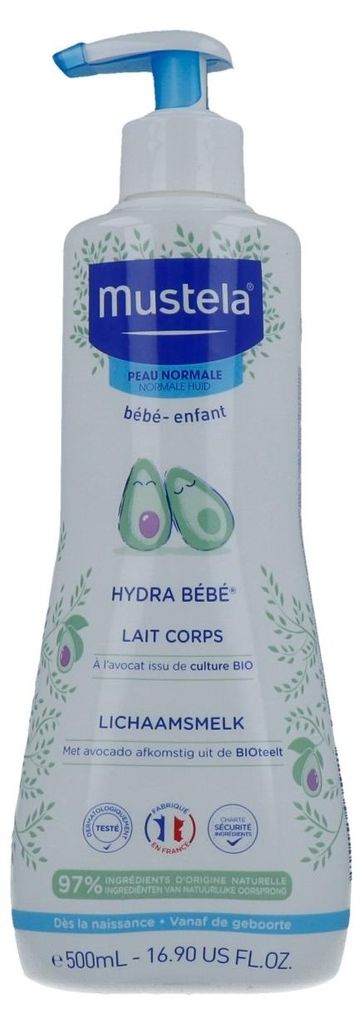 Mustela Bodymilk Hydraterend Baby (500 ml) Productafbeelding 