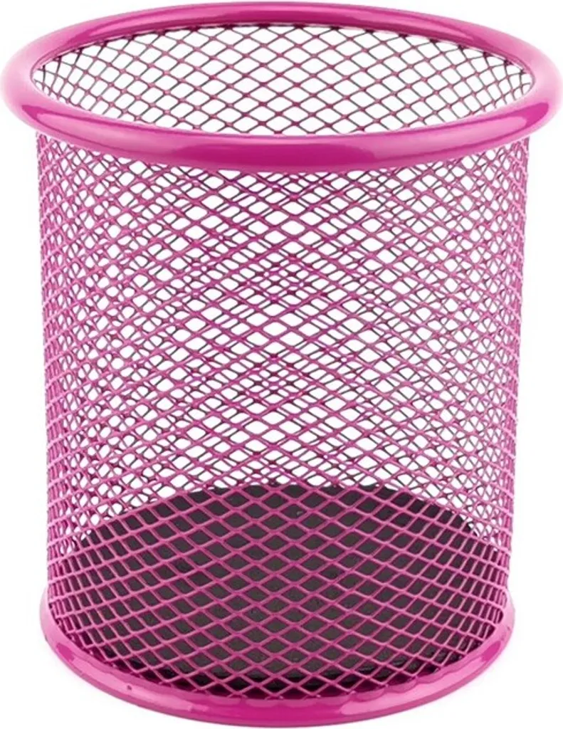 EIMSOAH Portapane In Metallo Rosa Con Coperchio, Grande Capacità E Base Antiscivolo