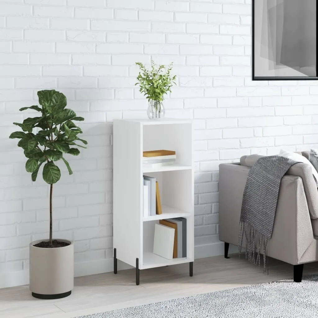 Maison Exclusive Credenza Bianca 34,5x32,5x90 cm | Mobiletto Salvaspazio