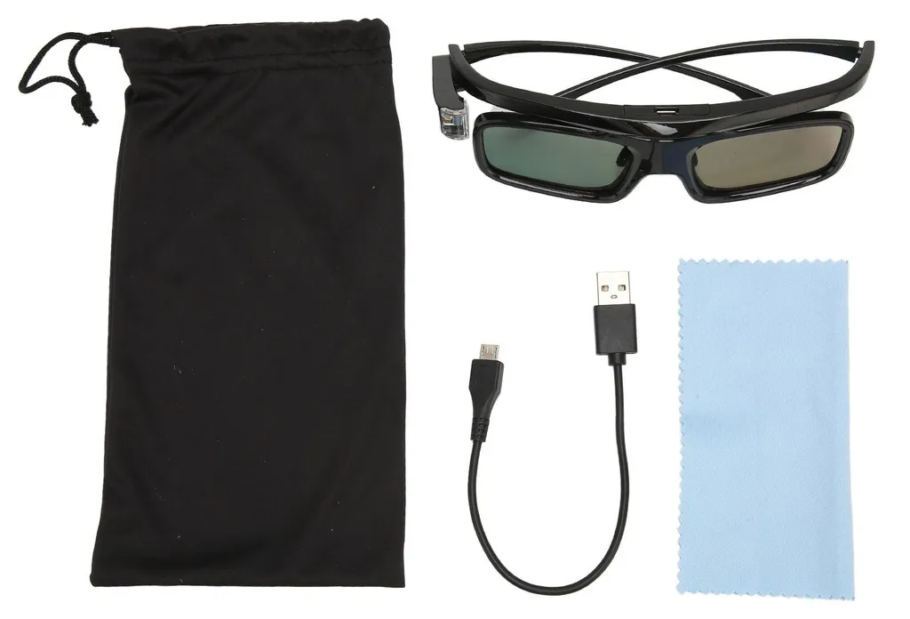 Lunettes 3D DLP Link GL1800 Actives et Rechargeables USB Haute Qualité