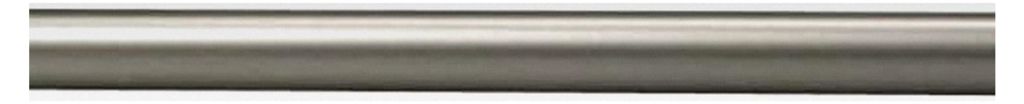 Zubehör für Gardinenstangen Ø16/19mm / 1-läufig oder 2-läufig (Silber Matt Rohr 200CM - Ø19mm Wandbefestigung), Teile in 5 Farben
