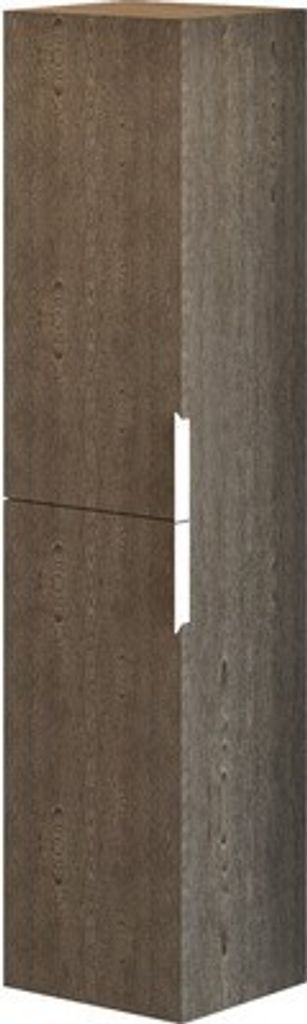 Hochschrank Baden Haus Space 150x35 cm Esche dunkel 2-türig