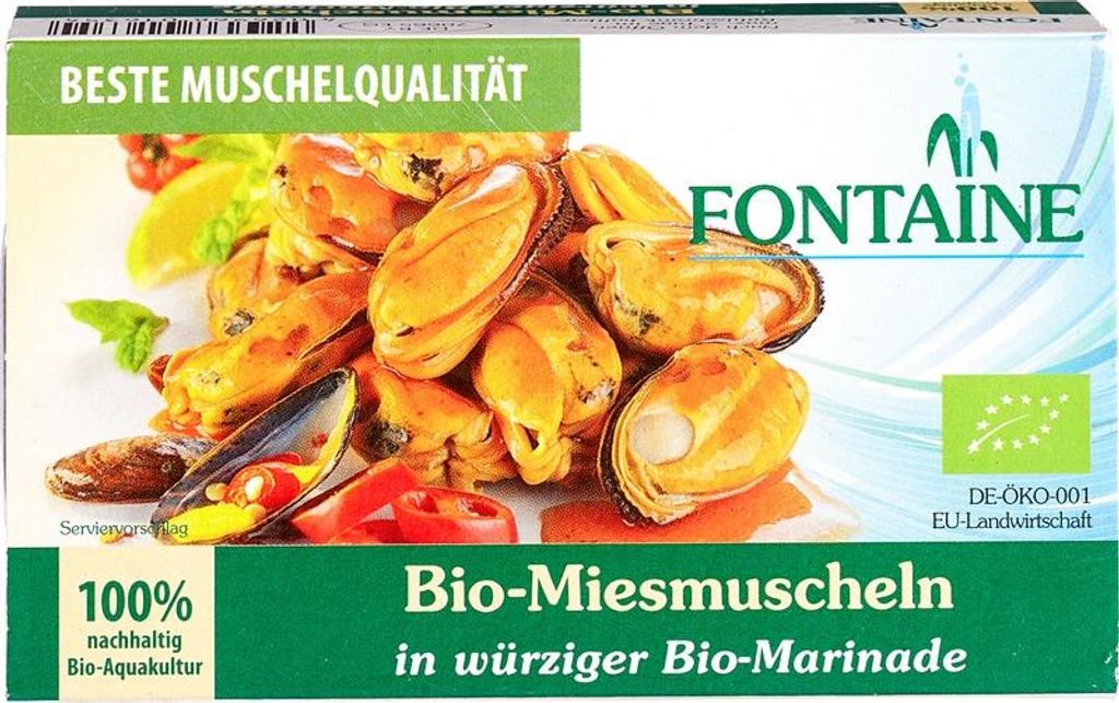 Fontaine Mosselen In Kruidige Marinade (120 gr) Productafbeelding 