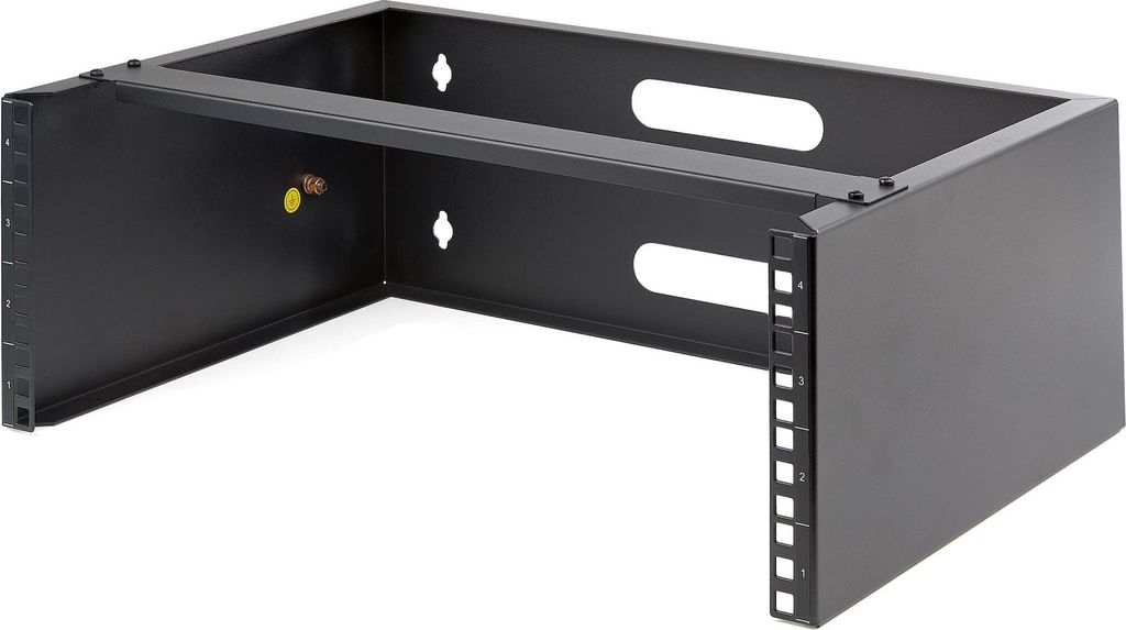 StarTech.com 4HE Wandmontage Rack - 19 Zoll Wandmontage-Netzwerk-Rack - 35cm tief (Low Profile)