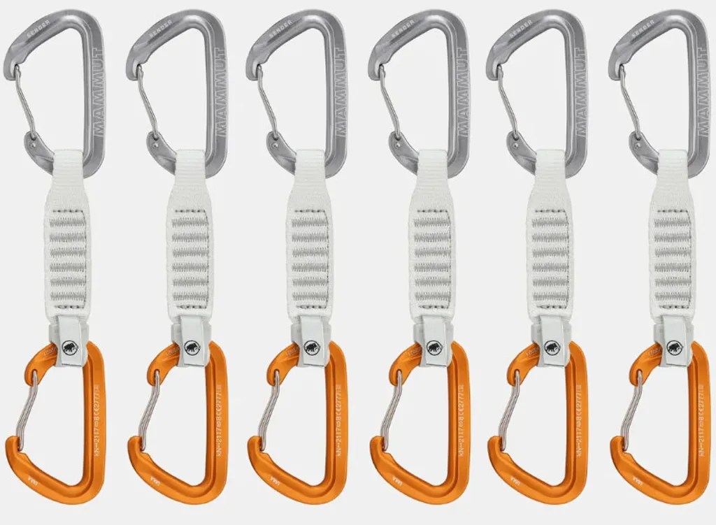 Mammut Sender Wire 12 cm Pack de 6 dégaines techniques pour escalade