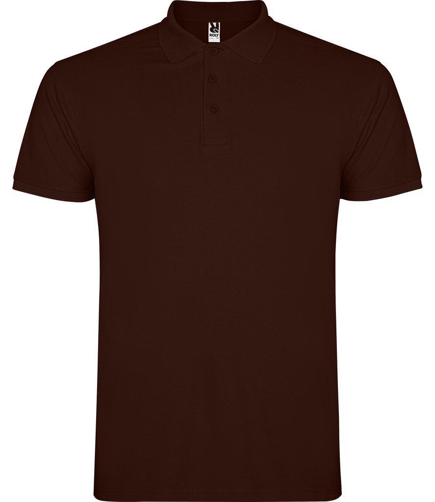 Roly - "Star" Poloshirt für Herren LT5493 (3XL) (Schokolade)