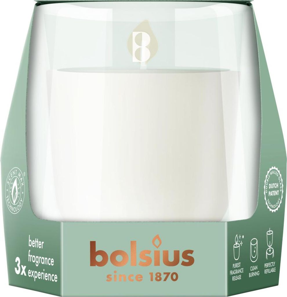 Bolsius Cleanlight Duftglas Starterkit vanille & tonkabohne