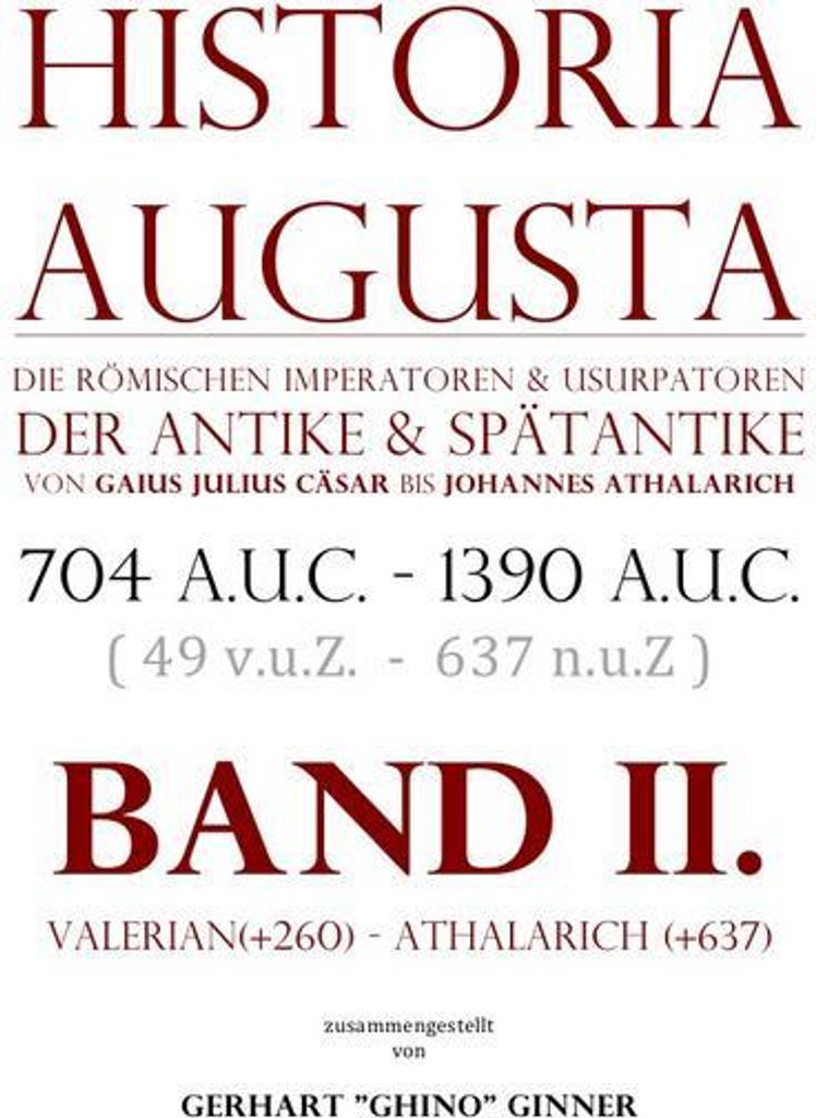 HISTORIA AUGUSTA Band II.