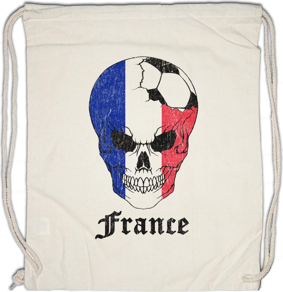 Urban Backwoods France Football Comet, Turnbeutel, Farbe: Beige