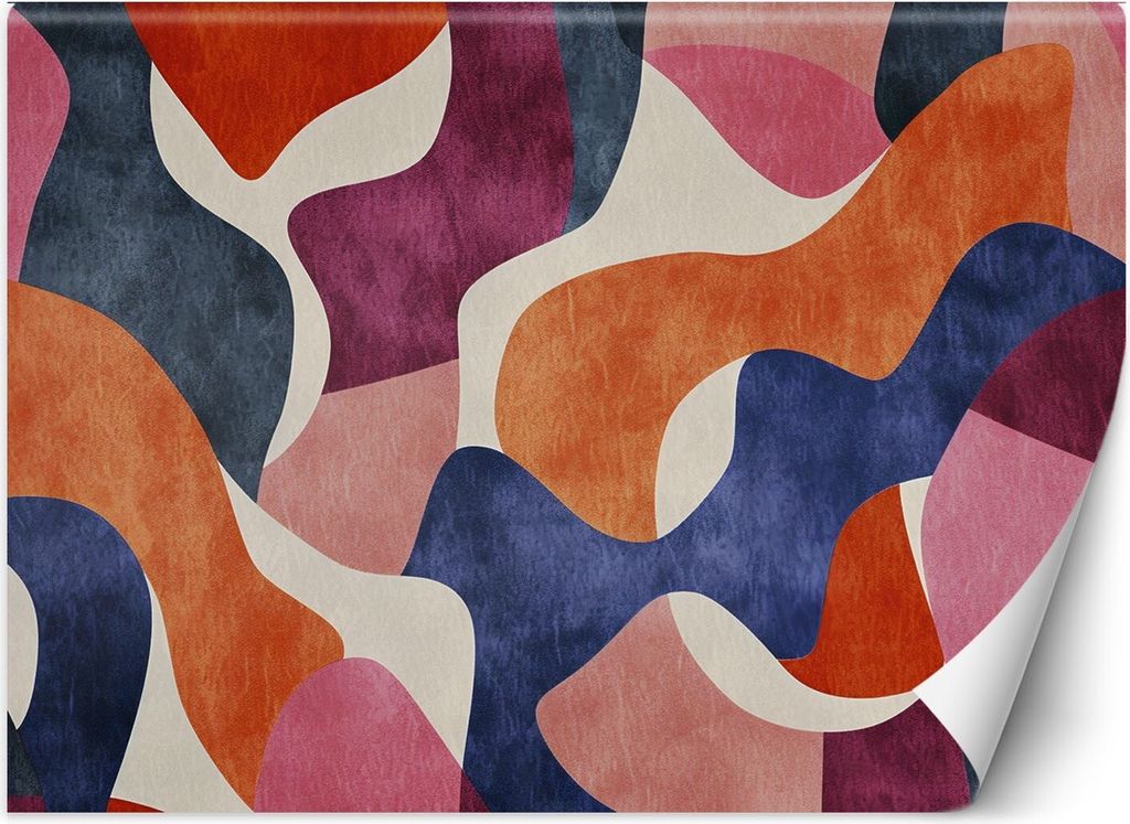 Vlies fototapete Moderne Abstraktion 200x140 cm Feeby Lila inkl. Kleber einfache Montage