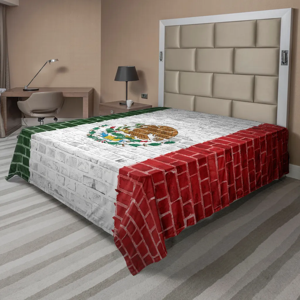 Drap de Lit Mexicain Anti-Plis et Ultra Doux, Format XXL 266x260 cm Durable