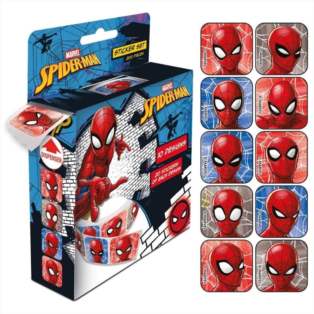 Spiderman: Set van 200 stickers Productafbeelding 
