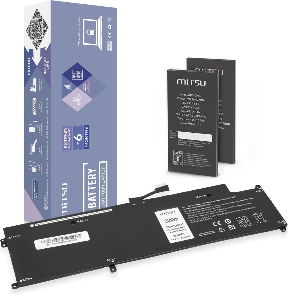 Mitsu MITSU DELL LATITUDE 4200mAh 32Wh 7,6V