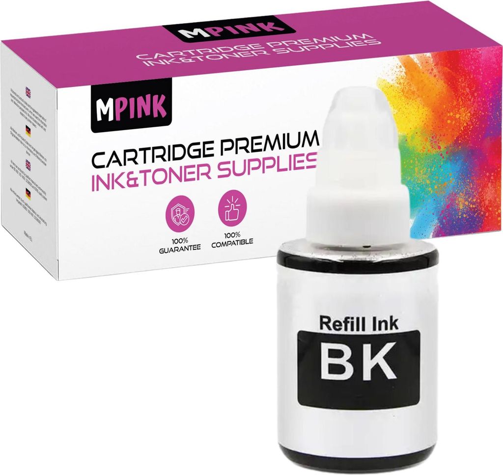 Druckerpatronen für Canon C490BK Schwarz Pixma G1400 2200 2400 2416 3415