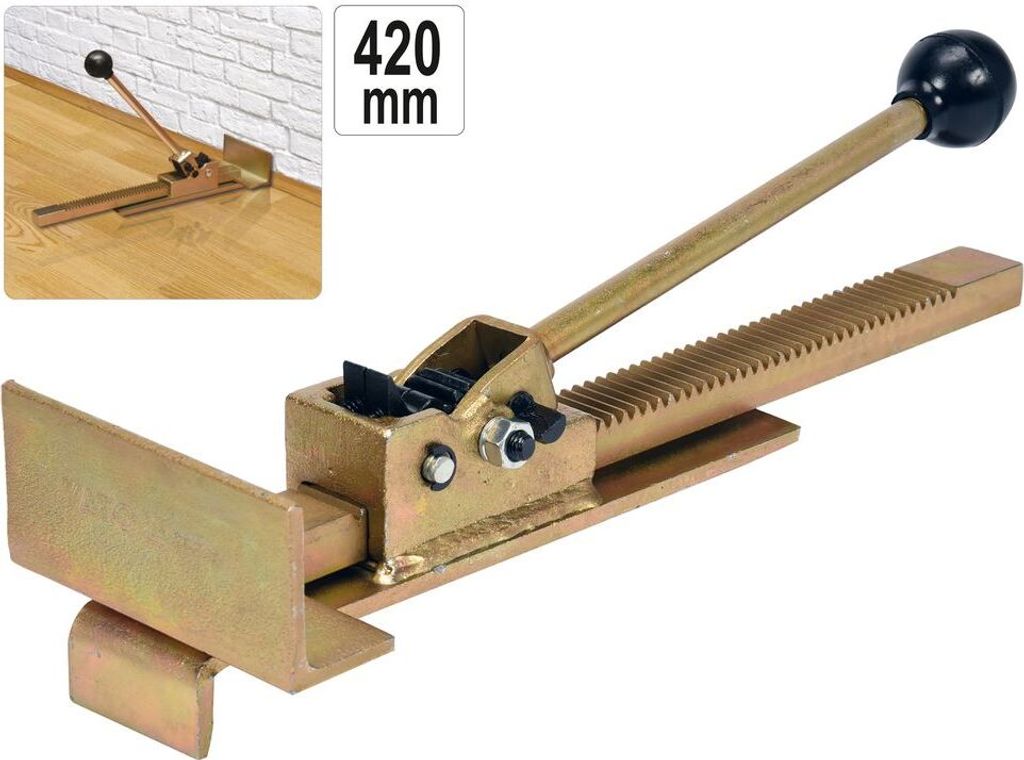 Napínací nástroj s račňou pre podlahové dosky a panely, 420 Obrázok produktu 