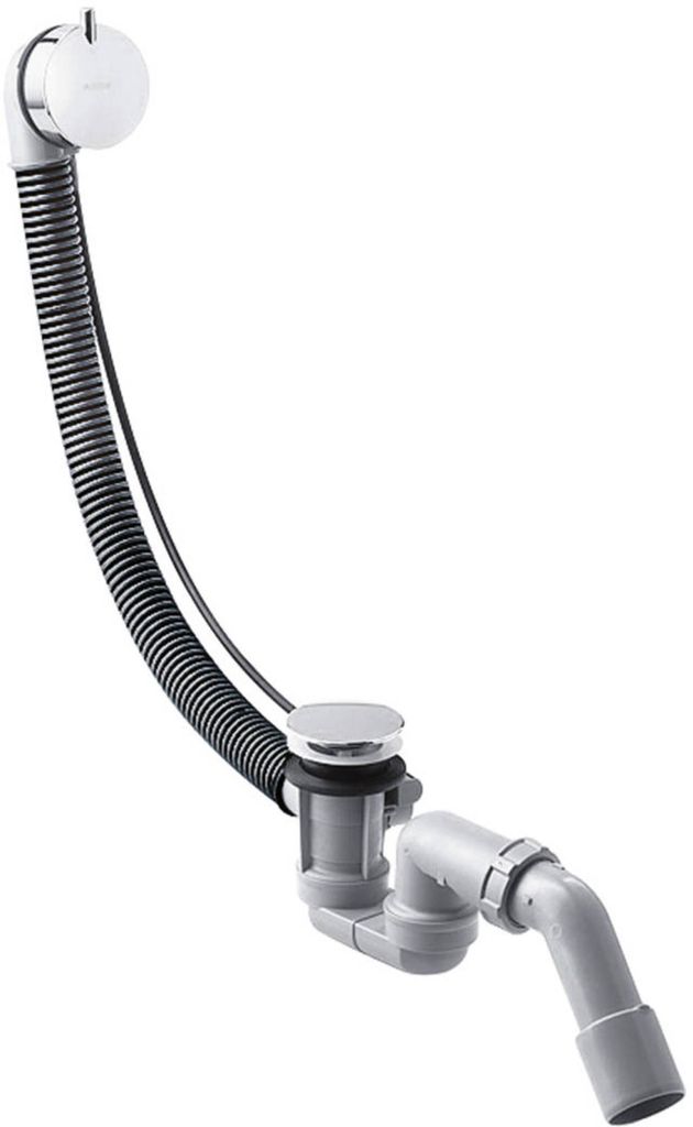 hansgrohe AXOR Flexaplus S Komplettset, Ab- und Überlaufgarnitur, für Normalwannen, 58316000