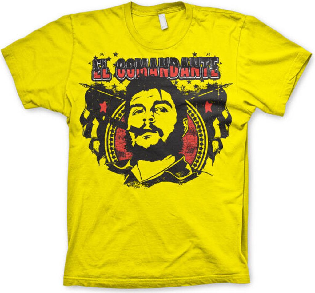 Che Cigar - El Comandante T-Shirt - XX-Large - Yellow