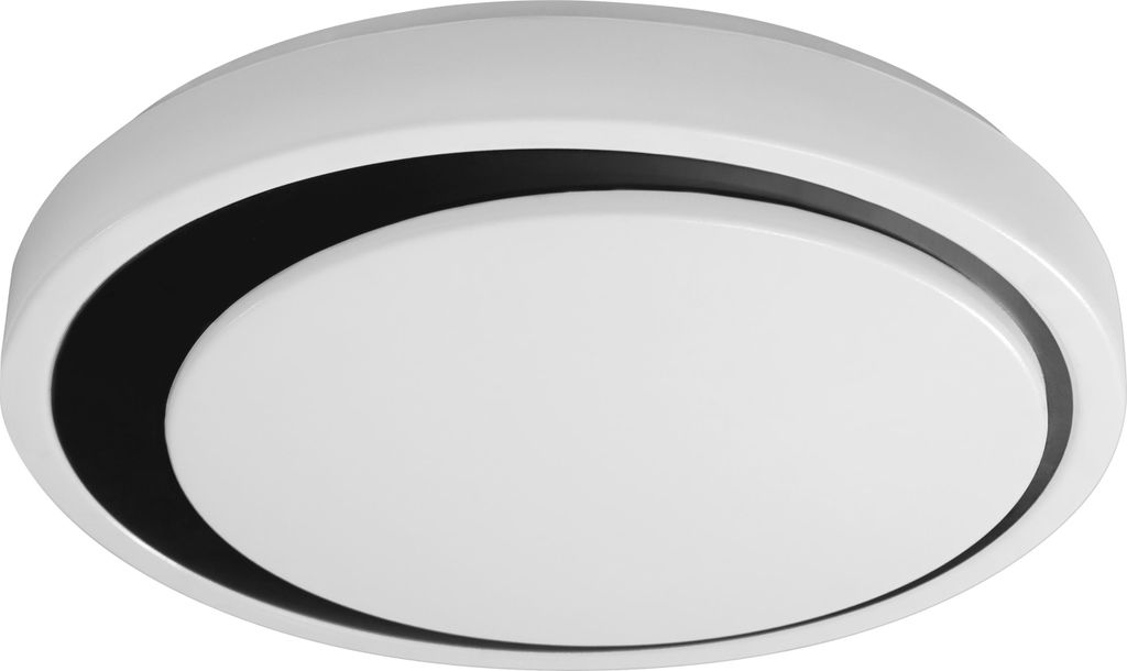 LEDVANCE Smarte LED Wand-und Deckenleuchte für Innen mit WiFi Technologie, Lichtfarbe änderbar (3000K-6500K), Schwarz, 480mm, Kompatibel mit Goog...