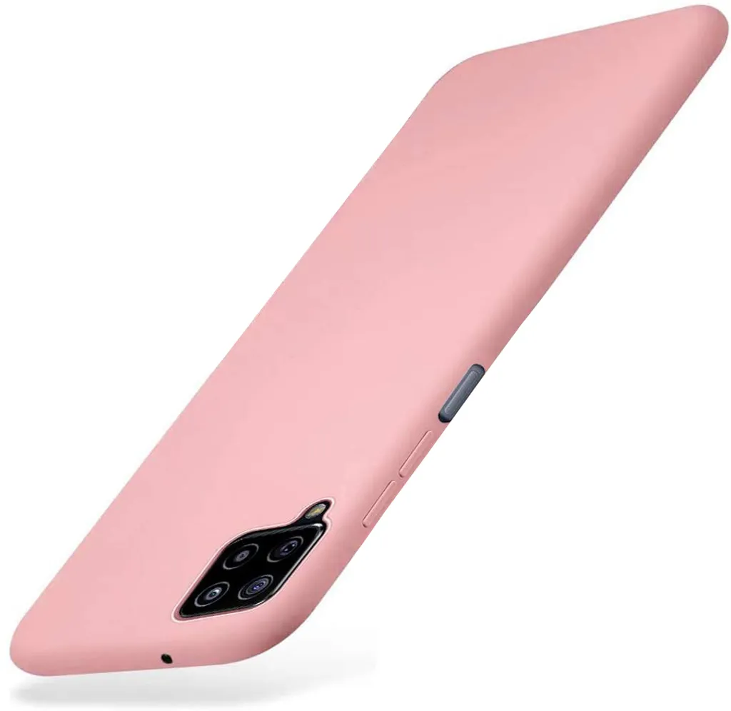 Custodia Protettiva Samsung Galaxy A12 - Silicone Rosa Soft-Touch - 3
