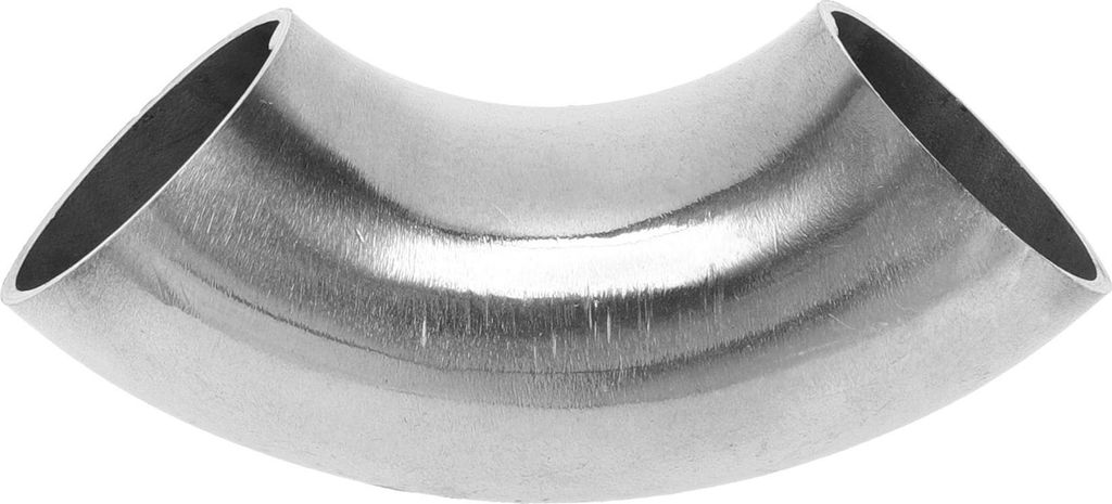 90 Grad Bogenbogen Ellenbogen Auto Modifizierte Auspuffrohrrohrleitung Rohrleitung 0,65" Zoll OD Dicke 1,5mm/16GA 16x50x1,5mm 201 Edelstahl Silberton