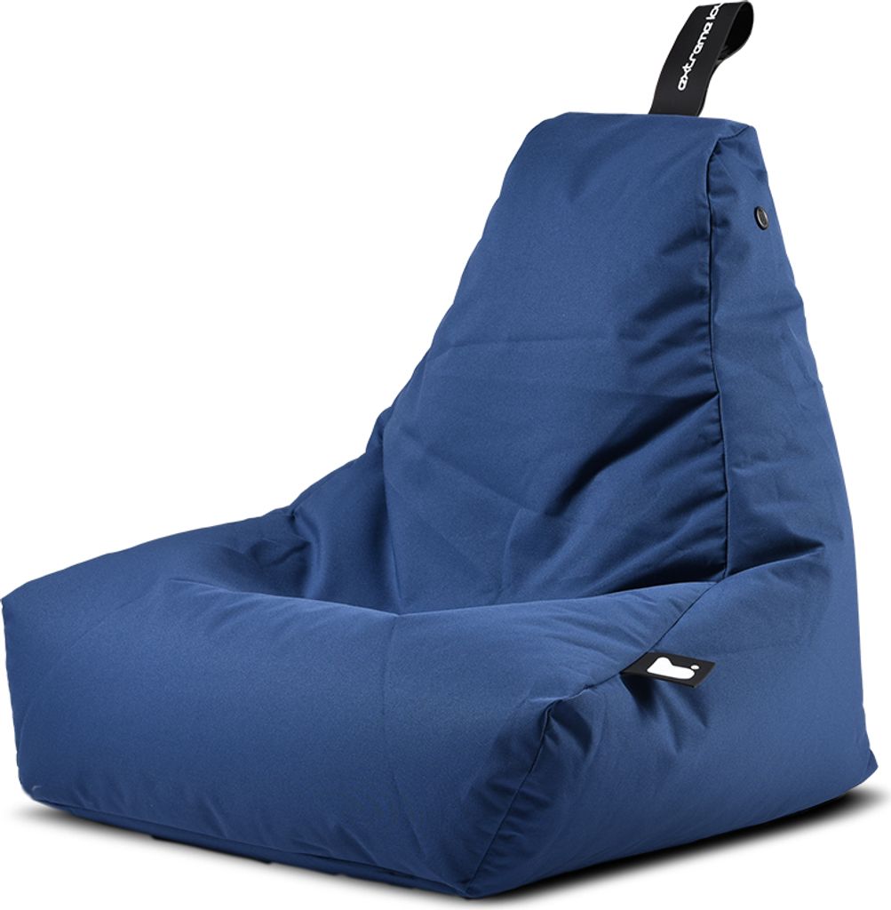 Extreme Lounging - b-bag mini-b - Sitzsack für Kinder - für drinnen und draußen - uv- und wasserfest - Königsblau