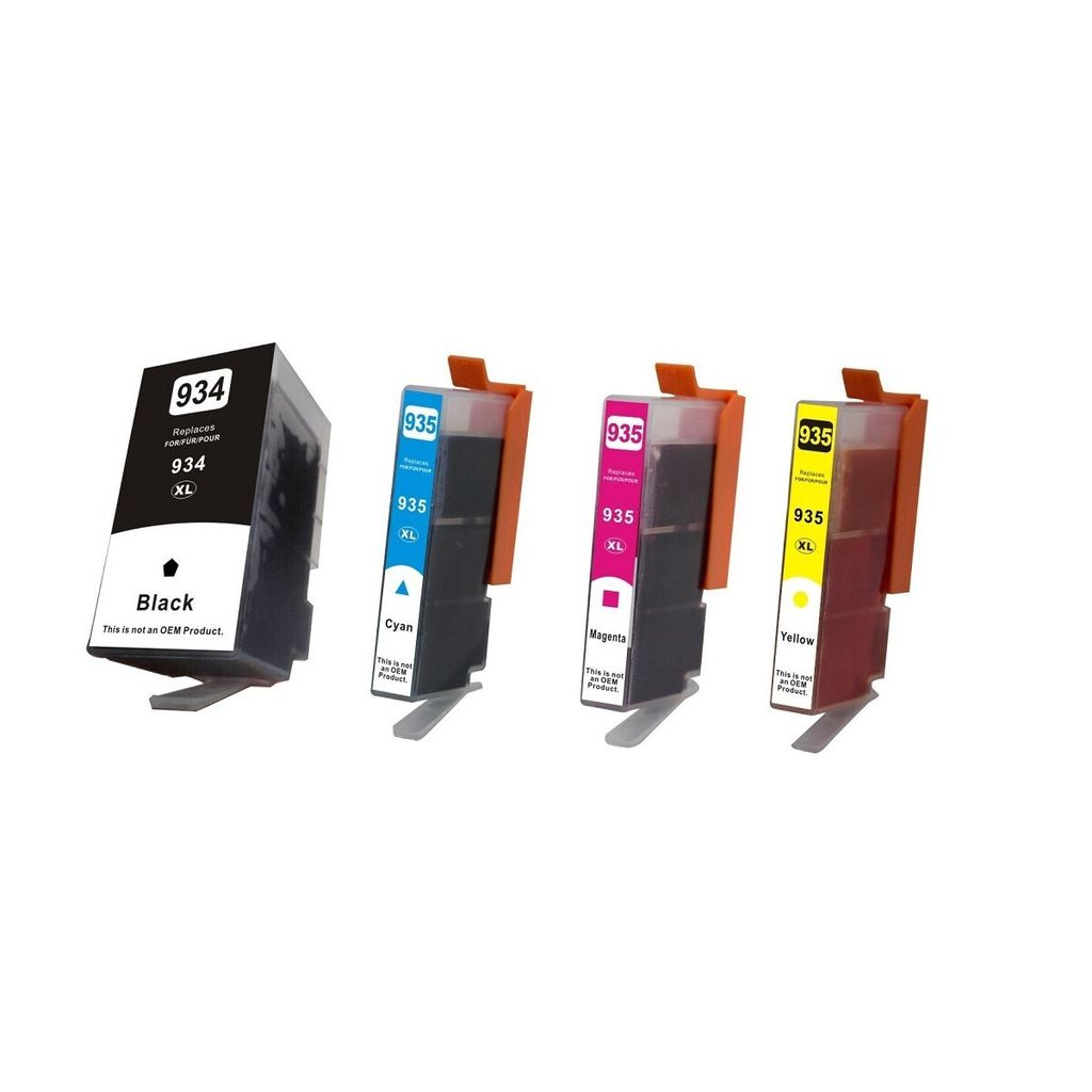 Tisanto 4x Patronen kompatibel zu HP 934 XL + HP 935 XL OfficeJet Pro 6230 6800 Series 6820 6830c