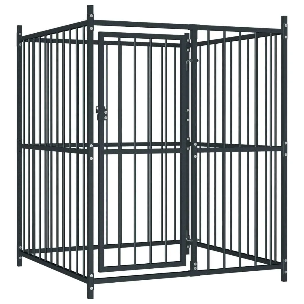 Enclos extérieur pour chiens 120x120x150 cm contre les fugues de chien