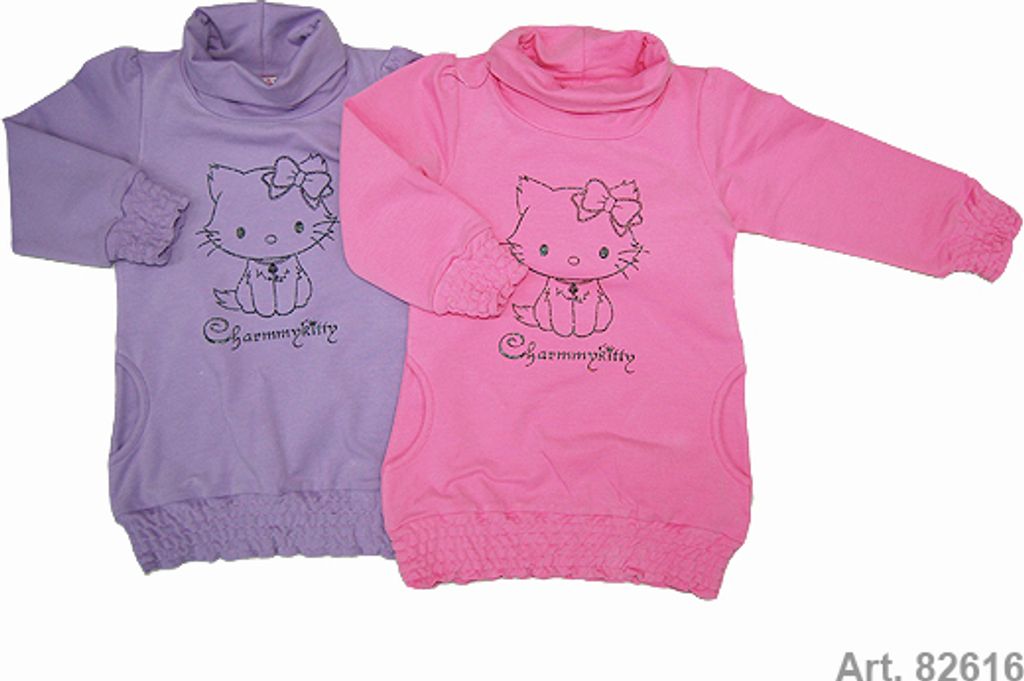 82616 Disney Charmmykitty Mädchen Sweatshirt – Rosa, Gr. Produktbild 