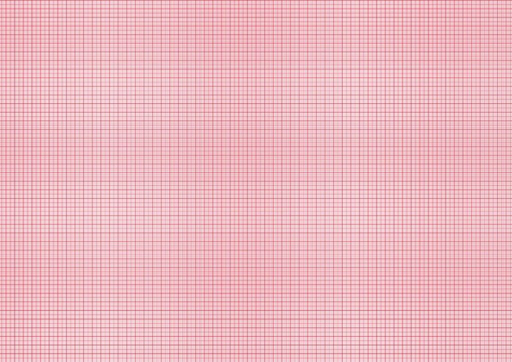 2 Stück Millimeterpapier Block DIN A3 (297 x 420 mm) 25 Blatt, links + rechts verleimt (rot)