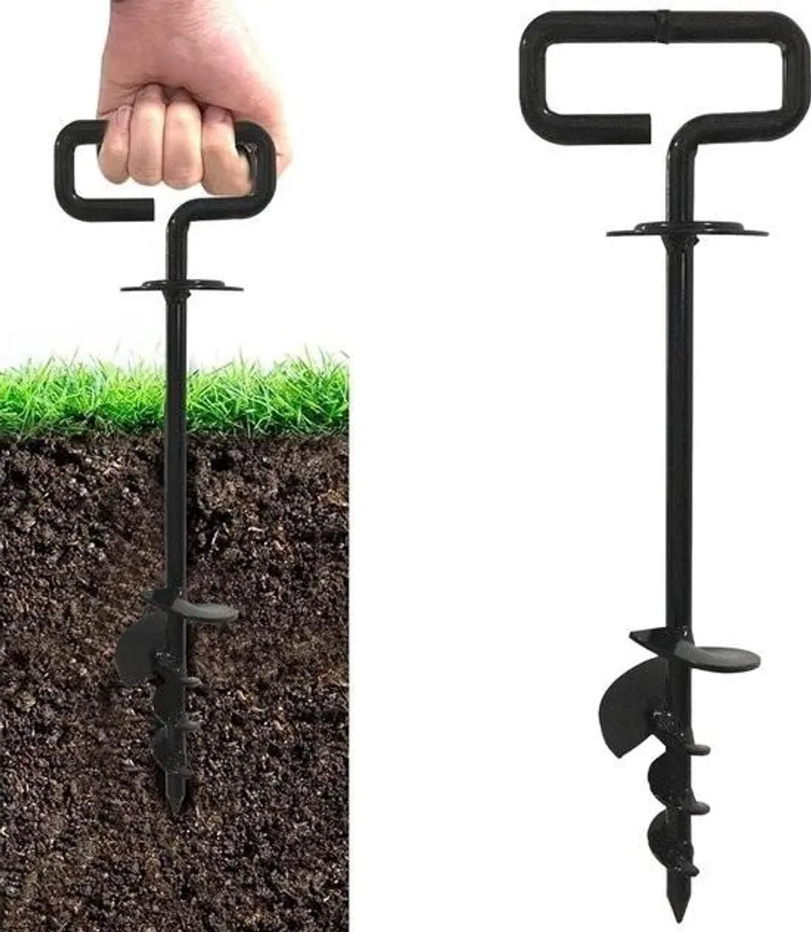 Ancrage au sol pour chiens grand piquet de fixation camping et jardin