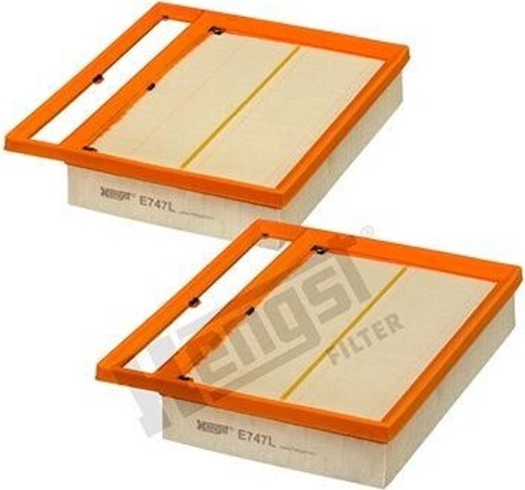Luftfilter HENGST FILTER E747L-2 passend für MERCEDES-BENZ S-Klasse Limousine (W221)