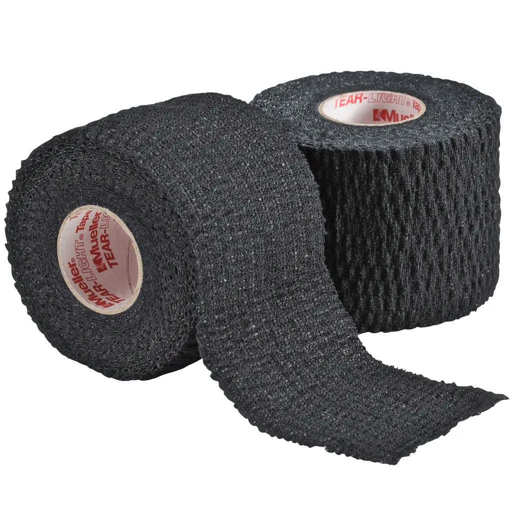 Tear-Light Tape Noir 5,0cm x 6,9m - Bande de Contention Élastique Adhésive
