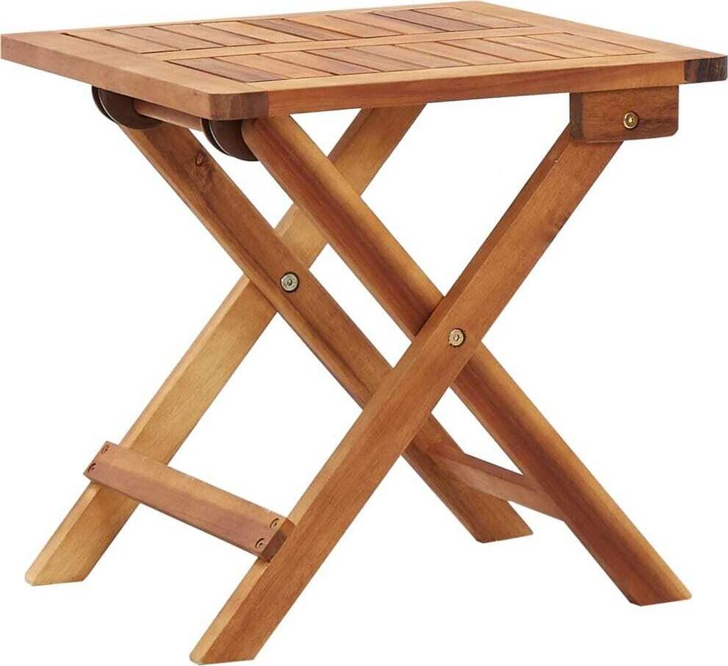 vidaXL Składany stolik ogrodowy 40 x 40 x 40 cm z litego Zdjęcie produktu 