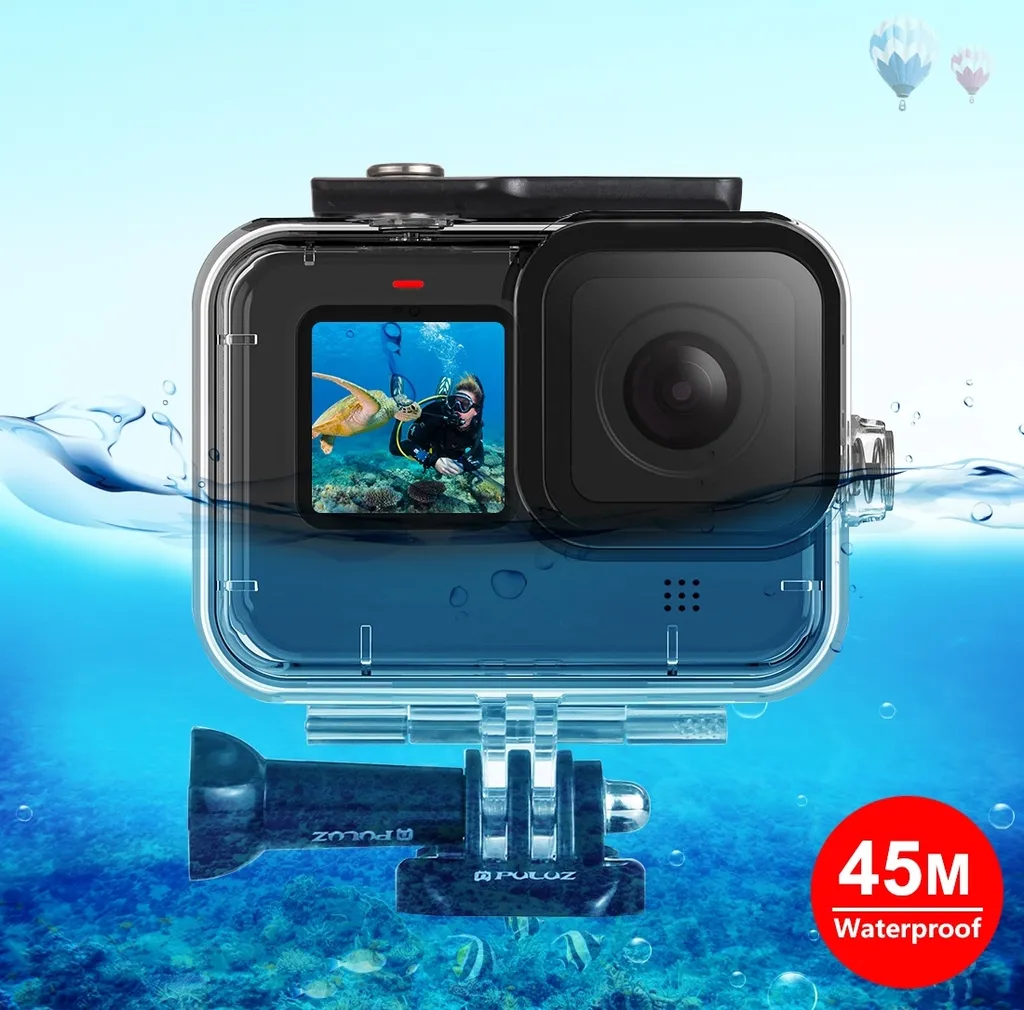 PULUZ Custodia Subacquea GoPro HERO 9 - Protezione Anti-Urto 50m