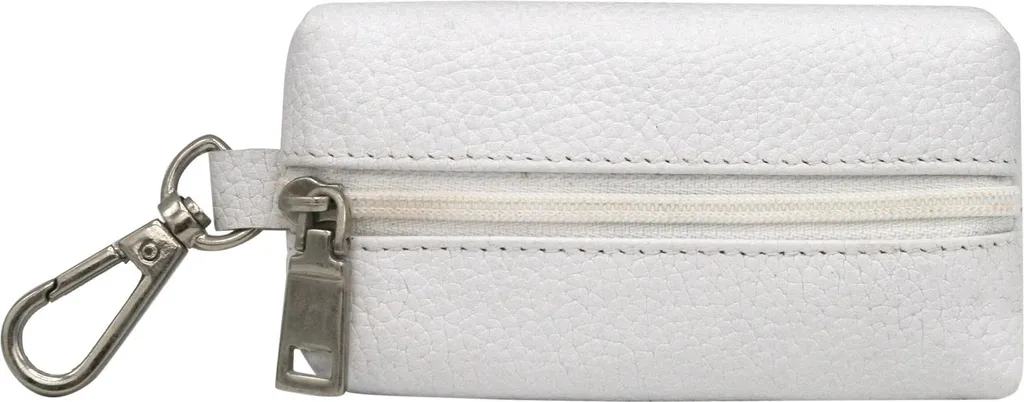 Portachiavi in pelle SKL-011A-NDM-1793 Bianco