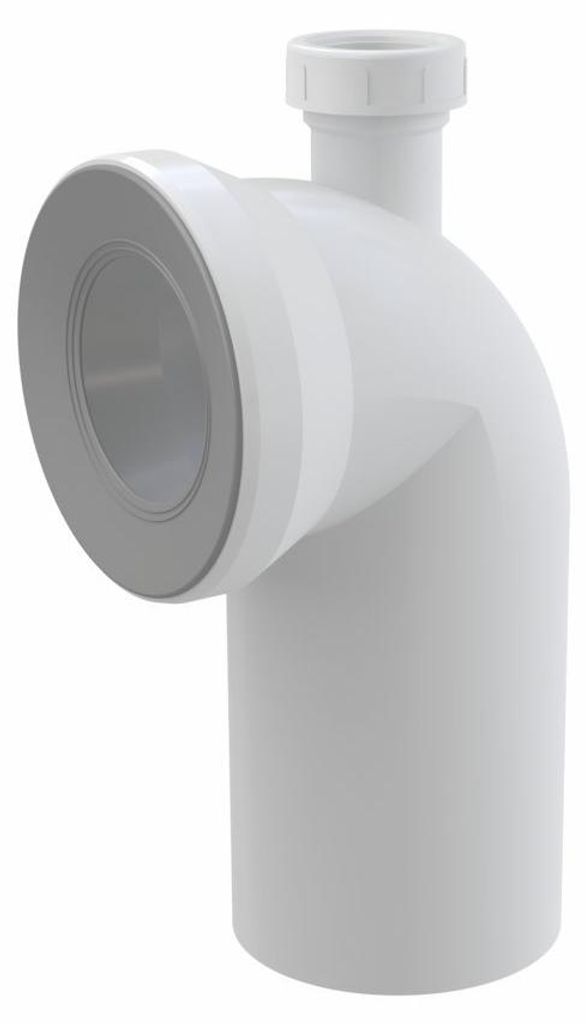 Dopojenie k WC s pripojením DN40 - koleno 90° Obrázok produktu 