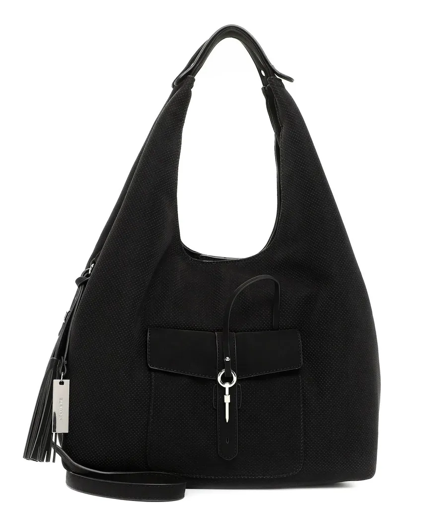 SURI FREY Romy-Kay Borsa Nera a Tracolla - Eleganza Urbana Vegan