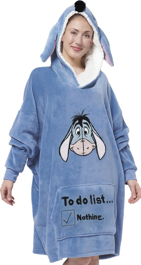 Disney I-Aah Esel Oversize Cozy Hoodie mit Ohren für Damen Produktbild 