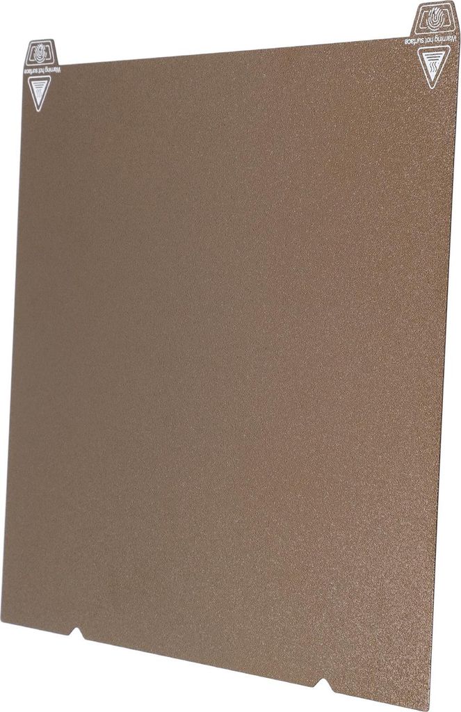 Doppelseitige PEI-Bauplatte 315 x 310 mm, starke Haftung, 3D-Druckerplattform mit Schraubpositionierungsloch für K1 Max