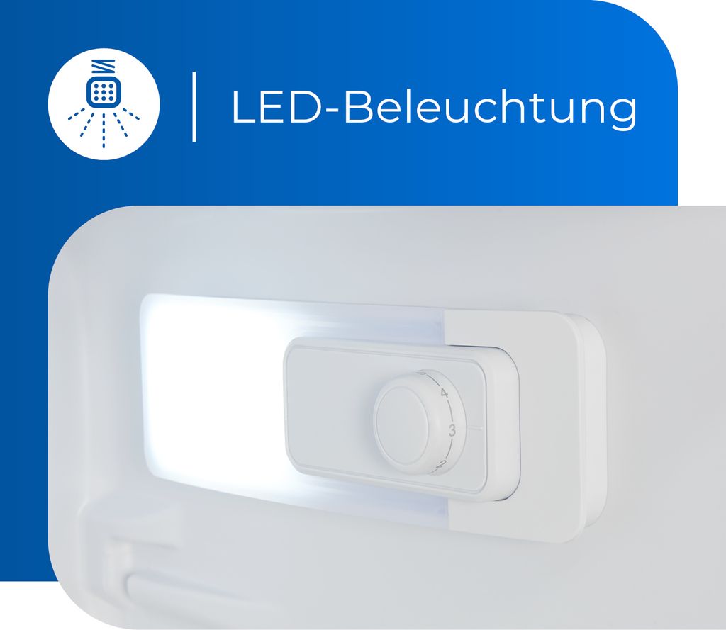 Exquisit Vollraumkühlschrank KS320-V-H-040E weiss | 242 l Produktbild 5