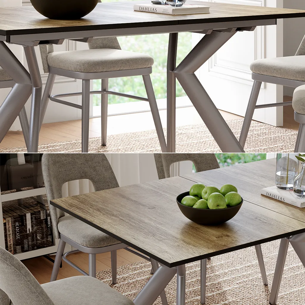 Table à manger Vicco Trill extensible : gagnez de la place avec élégance - 5
