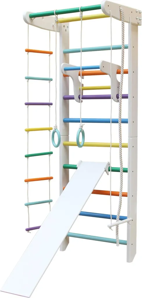 Espalier Bois Hummingbird Plus : Kit Gymnastique avec Barre de Traction