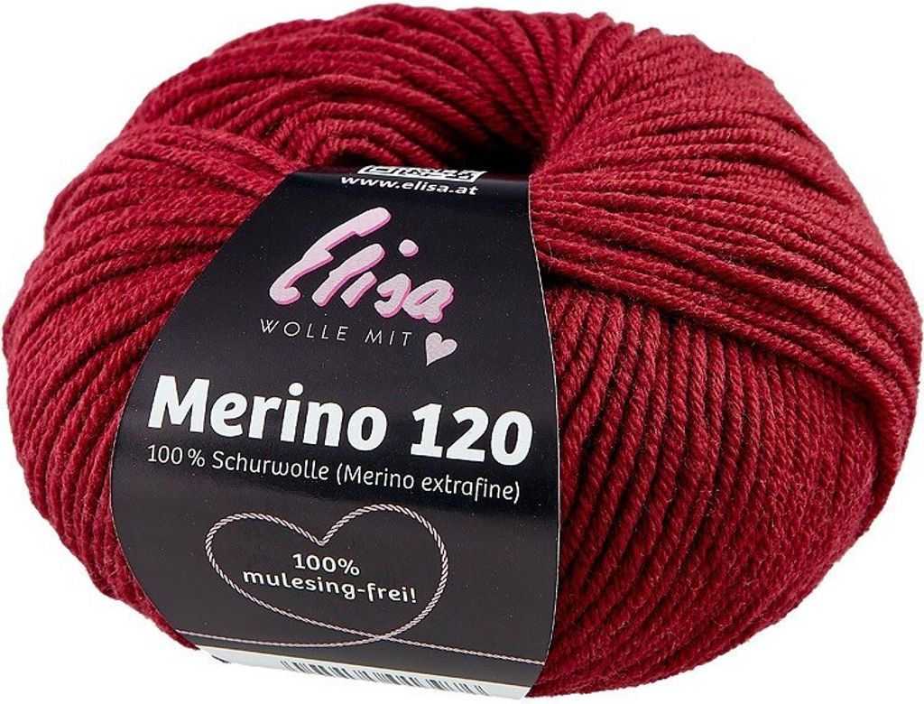 Elisa Merino 120, 50 g/120 m, Merinogarn aus extrafeiner Produktbild 