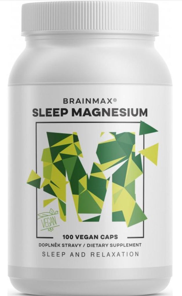 BrainMax Sleep Magnesium®, 320 mg, 100 kapsúl (horčík, Obrázok produktu 