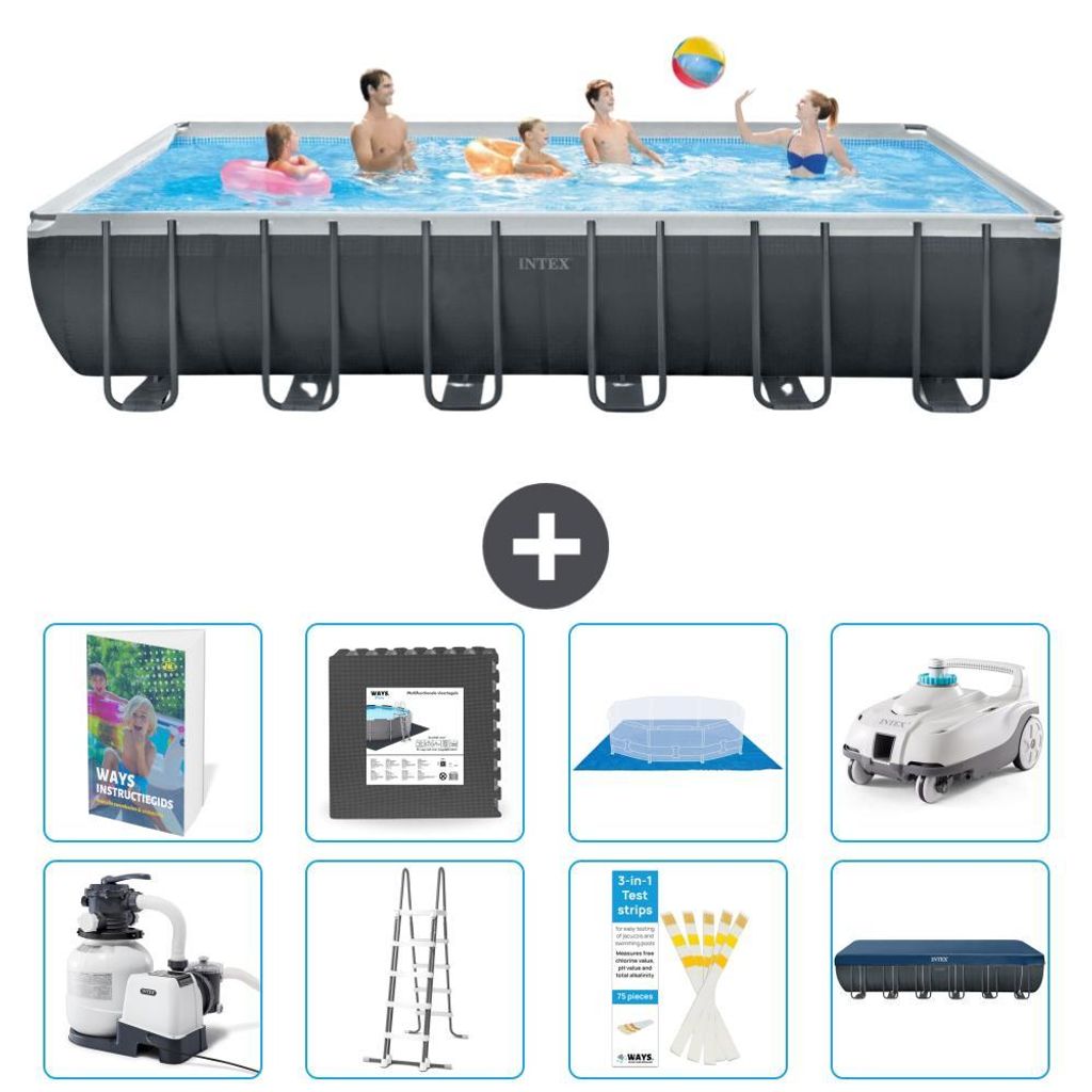 Ultra XTR Pool Rechteckig - 732x366x132 cm - 9-teilig S610