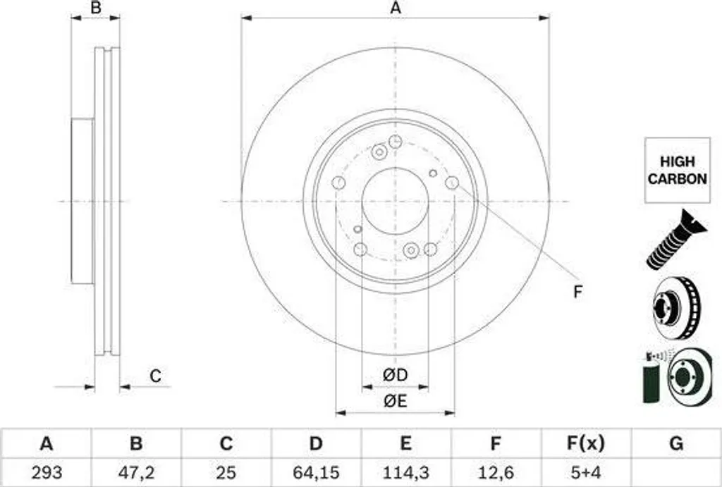 Améliorez le Freinage de votre HONDA HR-V avec ces 2 Disques BOSCH G58