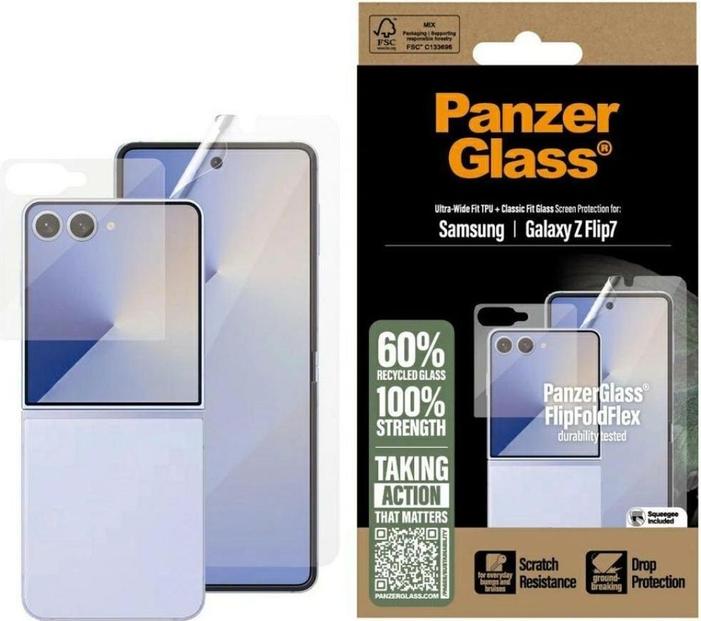 PanzerGlass Screen Protector Samsung Galaxy Z Flip7 | Glass & Film