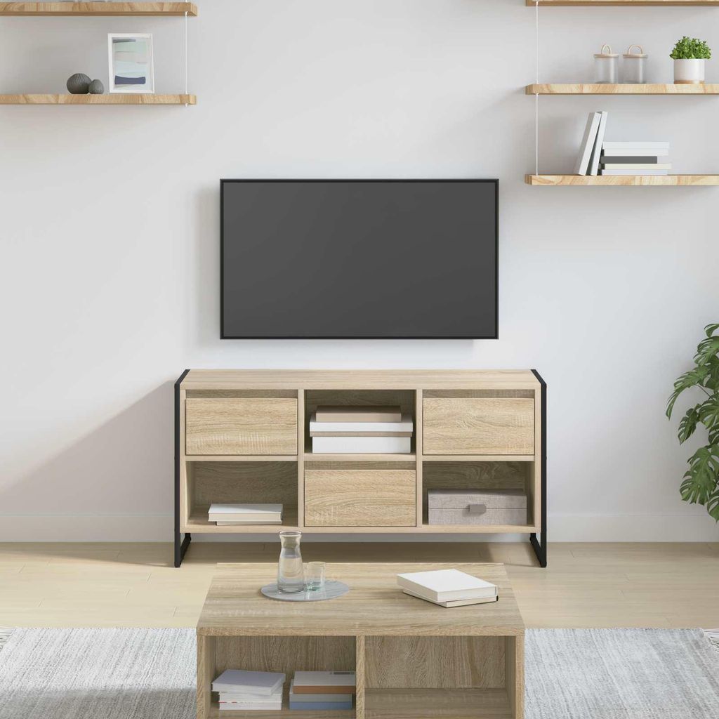 Maison Exclusive - TV-Schränk Sonoma 100 x 36 x 49,5 cm Holzwerkstoff