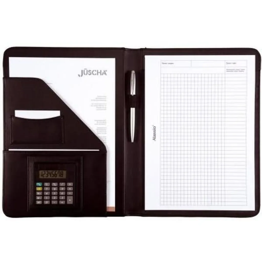Porte-documents A4 MARES multifonction : calculatrice et bloc inclus